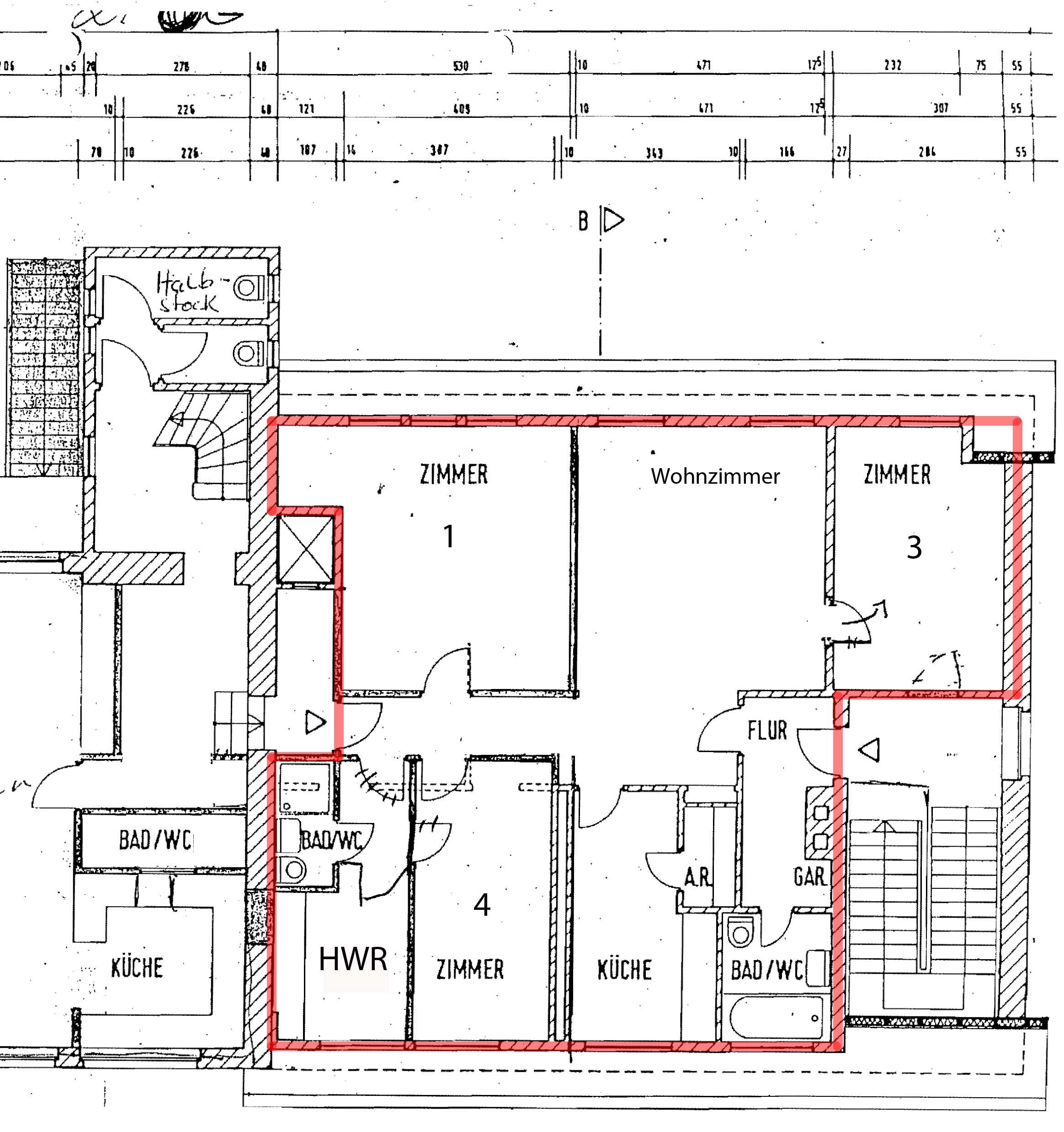 Wohnung zur Miete 995 € 5 Zimmer 120 m²<br/>Wohnfläche 3.<br/>Geschoss Am Wetterbach 2 Grünwettersbach Karlsruhe 76228