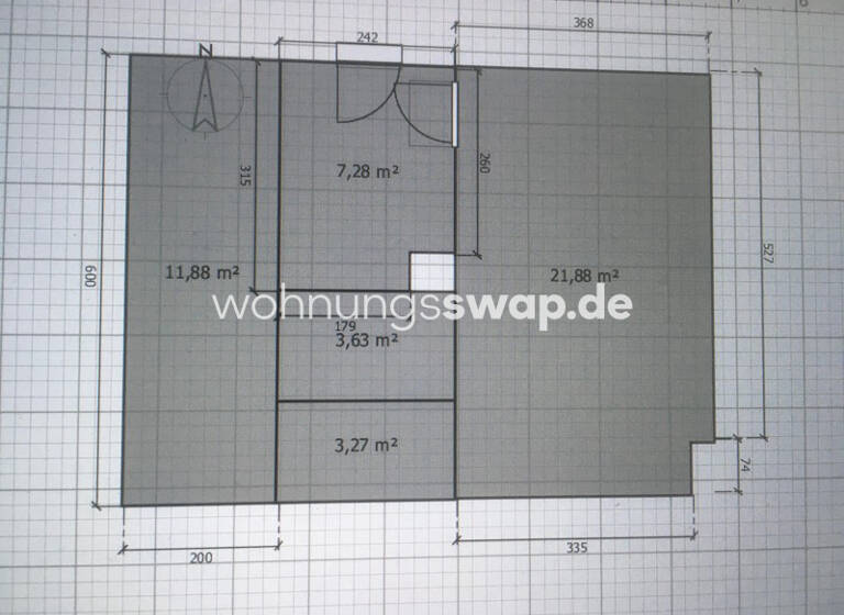 Studio zur Miete Tauschwohnung 635 € 2 Zimmer 51 m² 4. Geschoss Wedding Berlin 13347