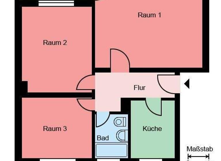 Wohnung zur Miete 479 € 3 Zimmer 64 m² 3. Geschoss Ob dem Lahrtal 30 Mitte Menden 58706