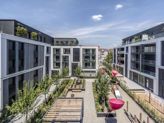 Wohnung zum Kauf - Neubau provisionsfrei 579.900 € 3,5 Zimmer 76 m² 1. Geschoss frei ab sofort Bad Cannstatt Stuttgart 70372