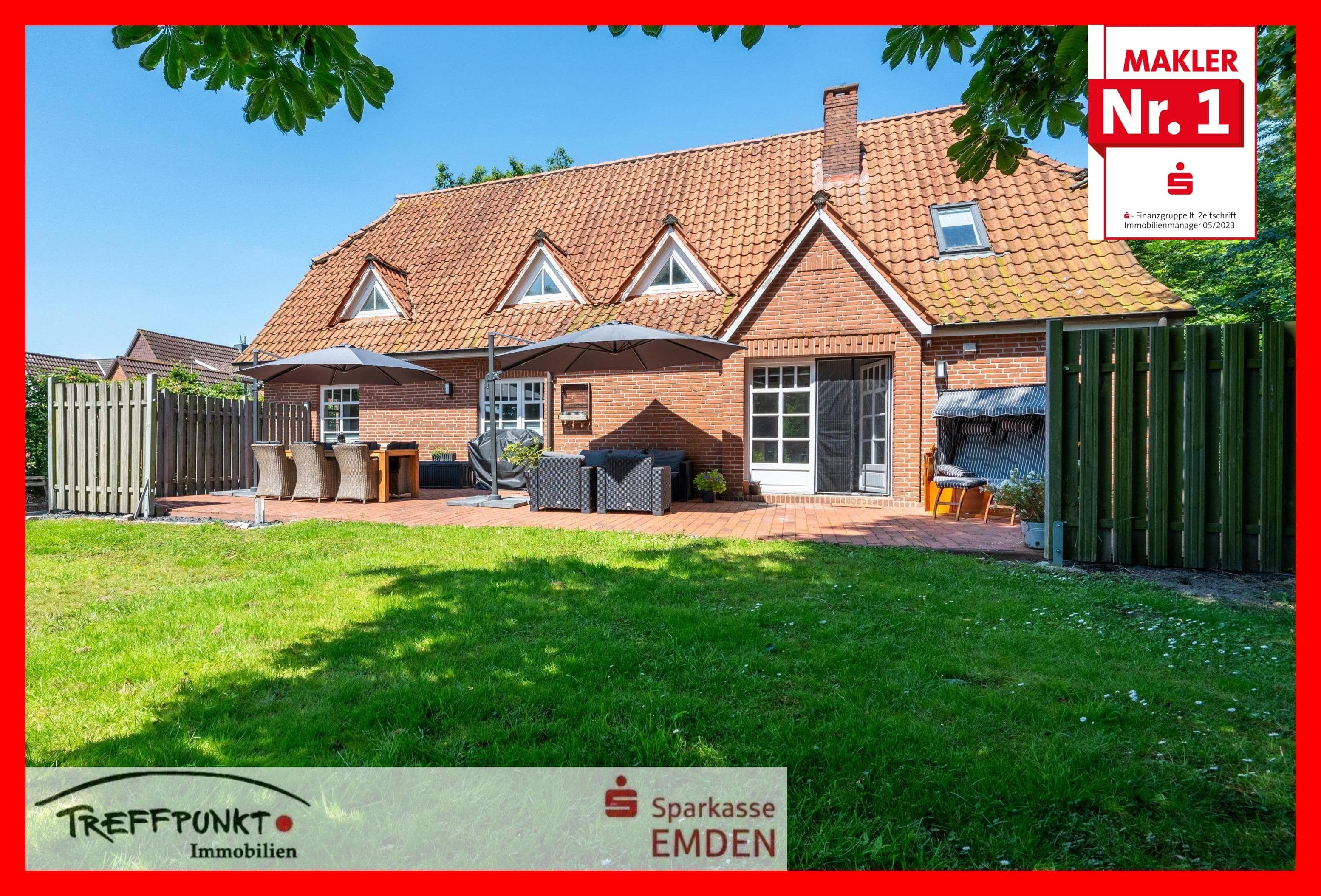 Einfamilienhaus zum Kauf 495.000 € 6 Zimmer 211 m²<br/>Wohnfläche 11.404 m²<br/>Grundstück Petkum Emden 26725