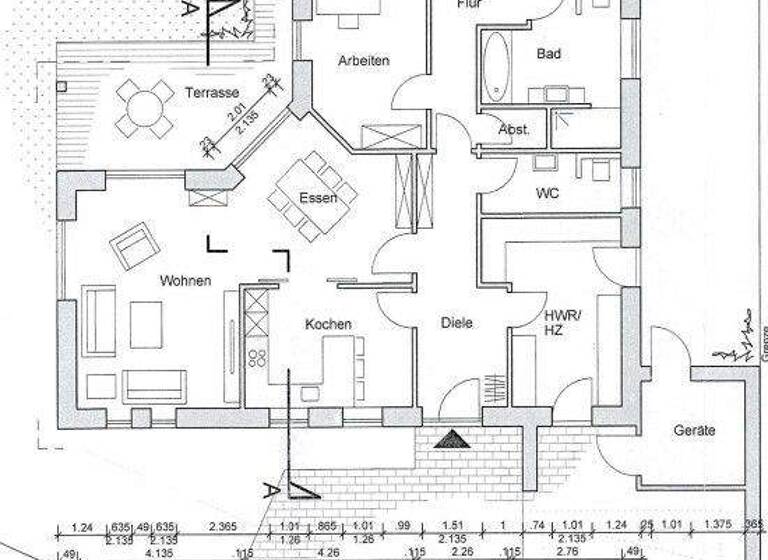 Bungalow zum Kauf 445.000 € 133 m² 638 m² Grundstück Bockraden Ibbenbüren 49477