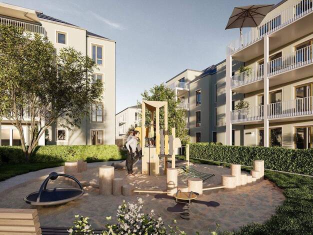 Wohnung zum Kauf - Neubau provisionsfrei 484.900 € 2 Zimmer 58 m² 1. Geschoss Offenbacher Landstraße 445 Oberrad Frankfurt am Main 60599