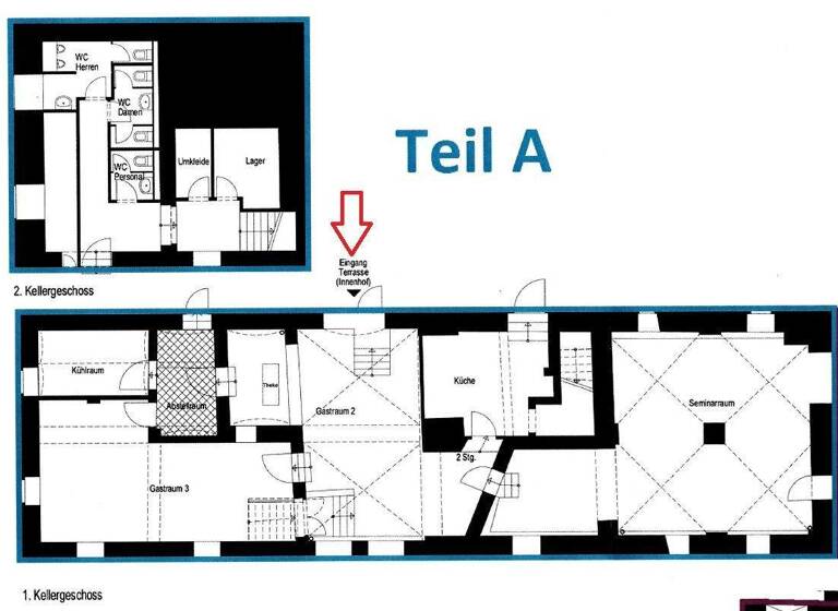 Restaurant zur Miete provisionsfrei 950 € 267 m² Gastrofläche Schlossallee 6 Lichtenwalde Niederwiesa 09577