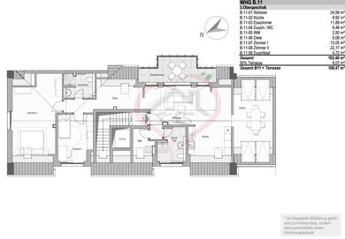 Wohnung zur Miete 1.400 € 4 Zimmer 108 m² Dachgeschoss, EG Eleonorenstrasse 1a Lampertheim Lampertheim 68623