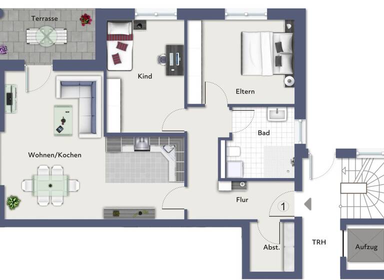 Wohnung zum Kauf 339.750 € 3 Zimmer 85,2 m² Hörstel 48477