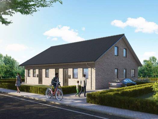 Doppelhaushälfte zum Kauf - Erstbezug 289.000 € 3 Zimmer 84 m² 699 m² Grundstück frei ab 01.11.2026 Leck 25917