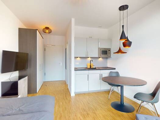 Wohnung zur Miete 1.275 € 1 Zimmer 26 m² Geschoss 1/15 frei ab 29.08.2026 Leopoldstraße 206 Schwabing-Freimann München 80804