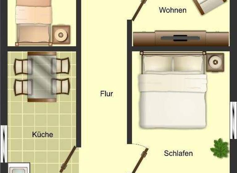 Wohnung zur Miete 439 € 3 Zimmer 67,5 m² EG Am Sprung 15 Ottbergen Höxter 37671