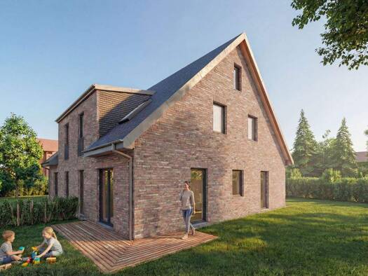 Doppelhaushälfte zum Kauf - Erstbezug provisionsfrei 479.000 € 4,5 Zimmer 121 m² 714 m² Grundstück Lentenau Scharnebeck 21379