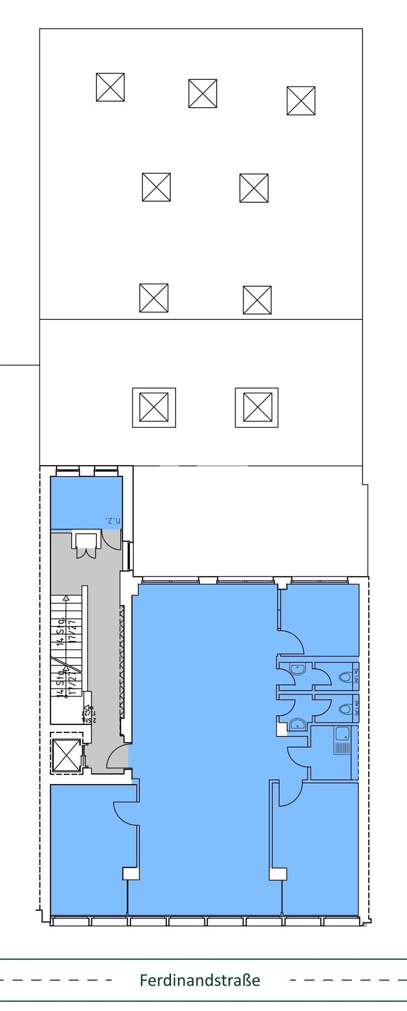 Bürogebäude zur Miete 21 € 126 m²<br/>Bürofläche Hamburg - Altstadt Hamburg 20095