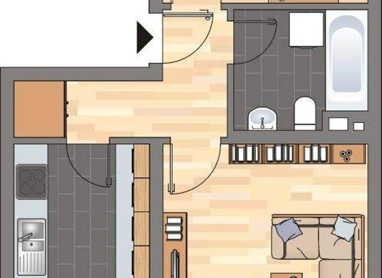 Wohnung zur Miete 499 € 2 Zimmer 57,8 m² 2. Geschoss frei ab 05.06.2026 Maxburgring 1A Bad Bergzabern 76887
