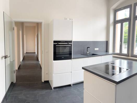 Wohnung zur Miete - Erstbezug 1.100 € 5 Zimmer 139 m² 1. Geschoss frei ab sofort Alte Kirchstraße 6 Markneukirchen Markneukirchen 08258