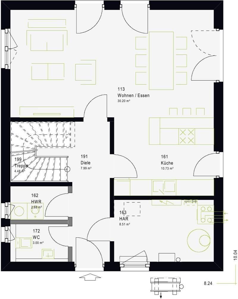 Einfamilienhaus zum Kauf 408.149 € 5 Zimmer 134 m²<br/>Wohnfläche 510 m²<br/>Grundstück Balingen Balingen 72336