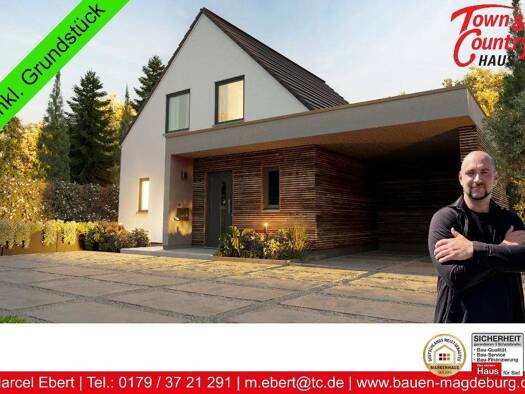 Einfamilienhaus zum Kauf - Erstbezug 272.616 € 4 Zimmer 90 m² 590 m² Grundstück Calbe 39240