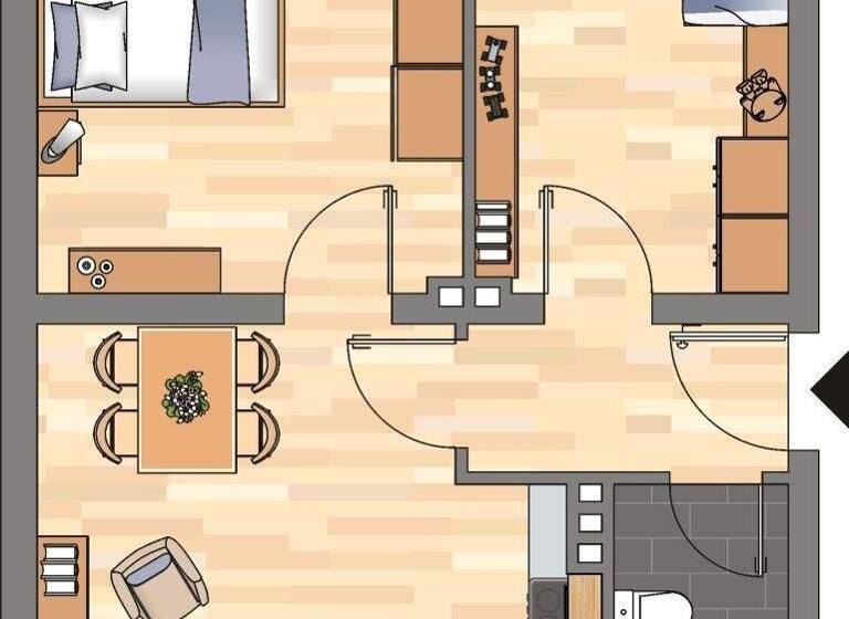 Wohnung zur Miete 469 € 2 Zimmer 47,9 m² 1. Geschoss Herderstraße 10 Montabaur 56410