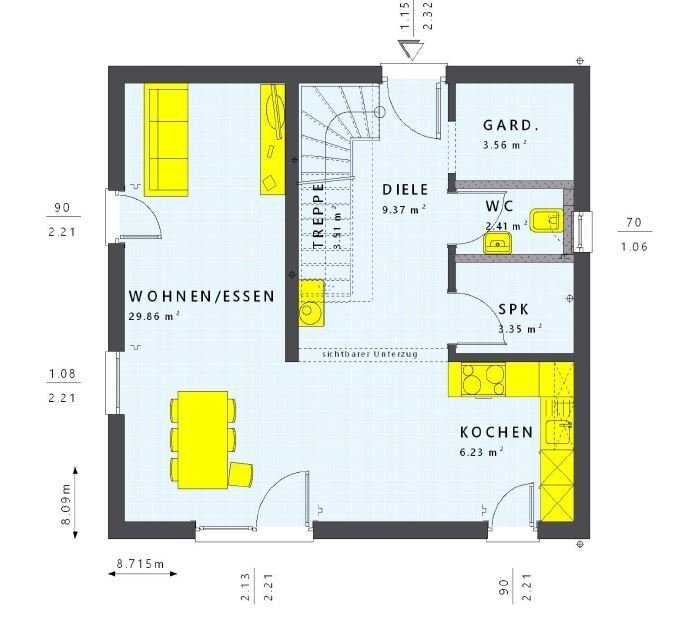 Einfamilienhaus zum Kauf 615.706 € 5 Zimmer 113 m²<br/>Wohnfläche 580 m²<br/>Grundstück Thannhausen Thannhausen 86470