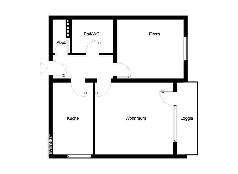 Wohnung zum Kauf 94.000 € 2 Zimmer 64 m² 3. Geschoss Waltrop 45731