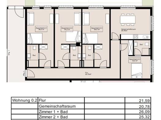 Wohnung zur Miete - Erstbezug 2.000 € 5 Zimmer 139,3 m² frei ab sofort Schlitz Schlitz 36110