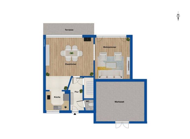 Reihenendhaus zum Kauf 649.000 € 4 Zimmer 106 m² 550 m² Grundstück Langenhorn Hamburg 22415