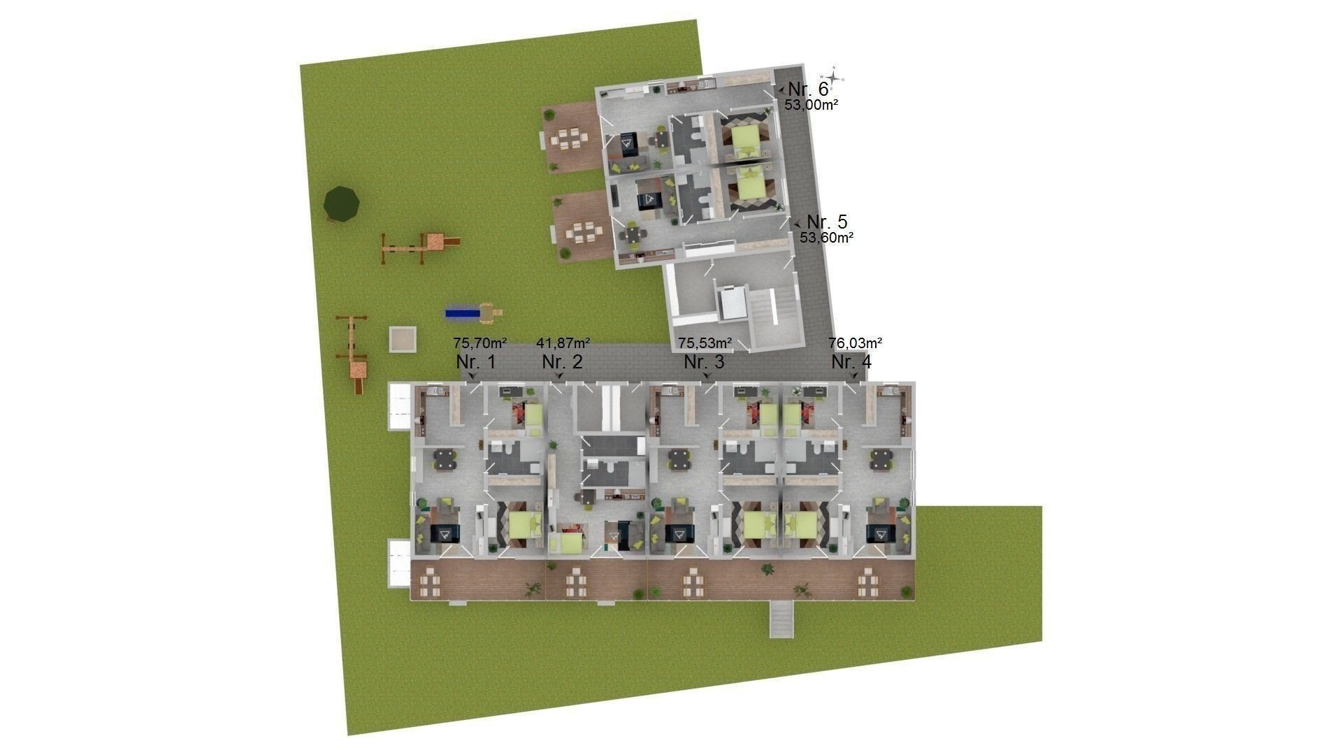 Terrassenwohnung zum Kauf provisionsfrei 243.000 € 1 Zimmer 48,1 m²<br/>Wohnfläche EG<br/>Geschoss Mallersdorf Mallersdorf-Pfaffenberg 84066