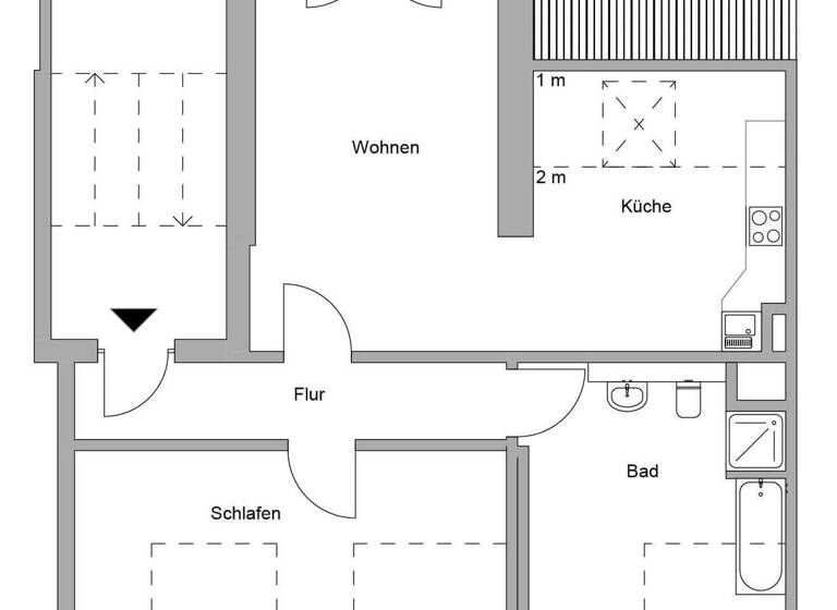 Wohnung zum Kauf 399.500 € 2 Zimmer 73 m² 4. Geschoss frei ab 30.04.2026 Babelsberg Süd Potsdam 14482