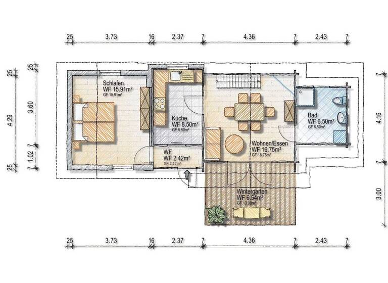 Haus zum Kauf 225.000 € 3 Zimmer 57 m² 414 m² Grundstück Neuhaus 21785