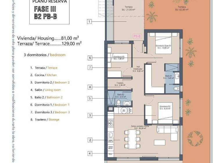 Wohnung zum Kauf provisionsfrei 359.900 € 4 Zimmer 81 m² EG Fotografo Tiana Los Alcázares 30710