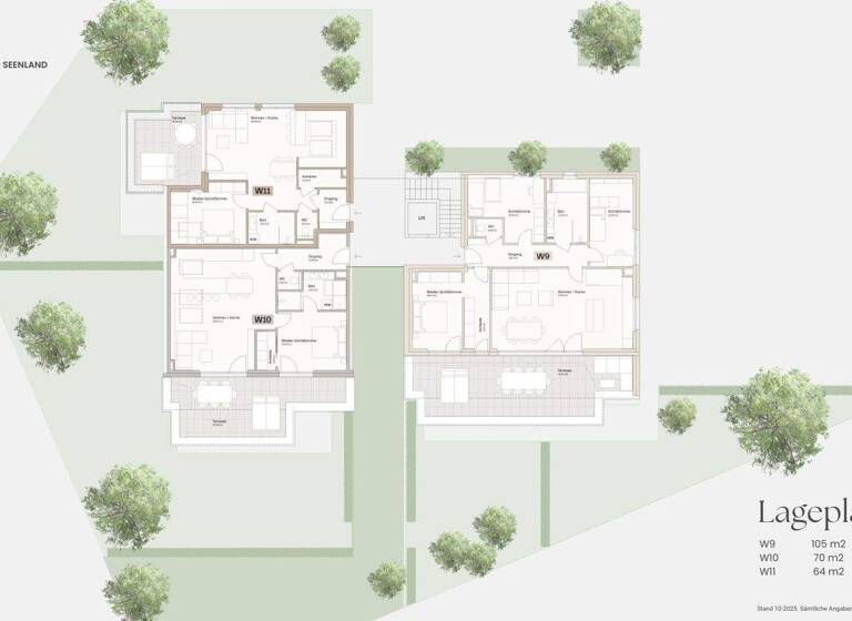 Penthouse zum Kauf - Erstbezug provisionsfrei 771.000 € 4 Zimmer 104,2 m² 2. Geschoss frei ab 01.07.2027 Seekirchnerstrasse Obertrum 5162