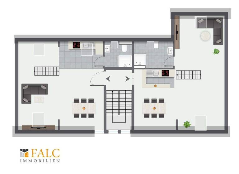 Wohnung zum Kauf provisionsfrei 140.000 € 2 Zimmer 91 m² 4. Geschoss Stadtmitte Krefeld 47798