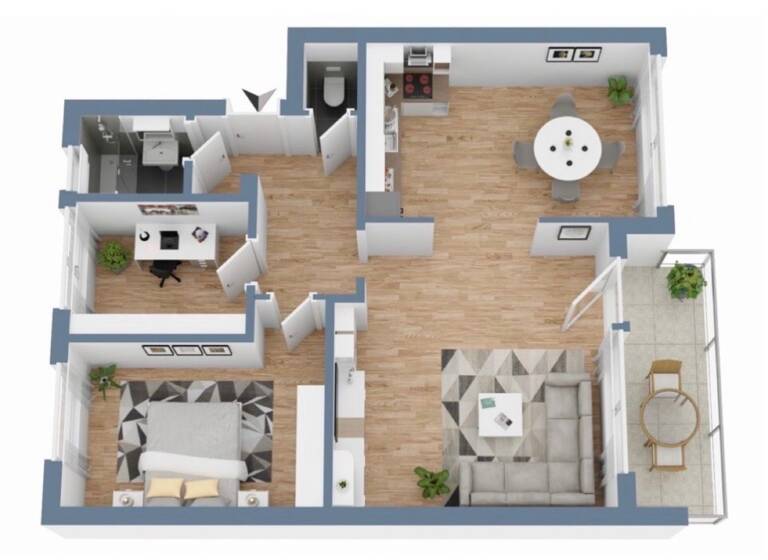 Wohnung zur Miete 910 € 3,5 Zimmer 82 m² Geschoss 2/3 frei ab sofort Bückeburg 31675