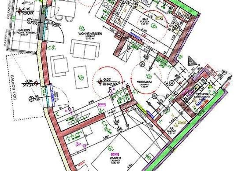 Wohnung zur Miete 563 € 54,6 m² Marktplatz 90/2 Hoheneich 3945