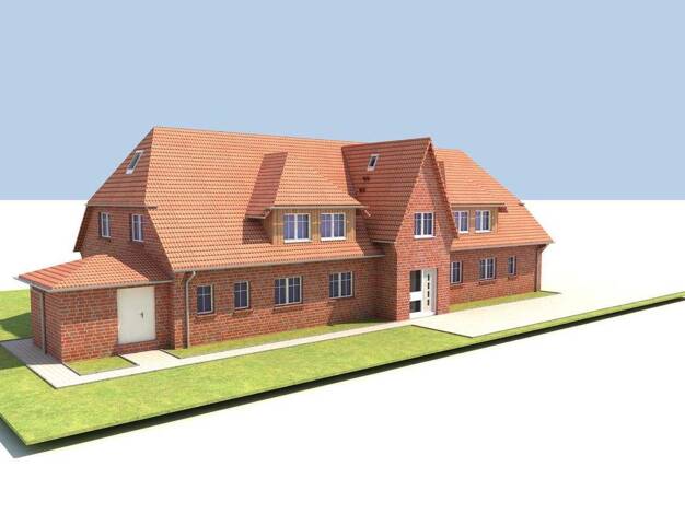 Wohnung zur Miete - Erstbezug 599 € 1 Zimmer 35,3 m² EG frei ab 01.02.2026 Hauptstr. 6 Brackel 21438