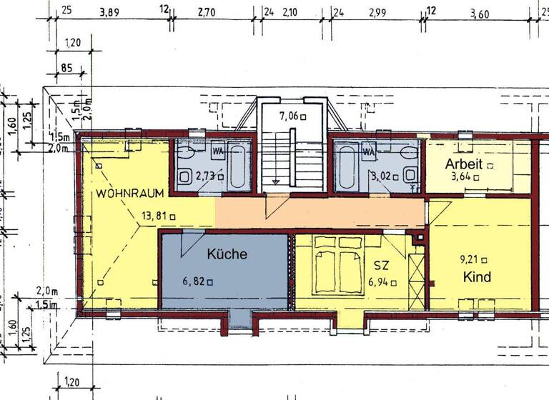 Wohnung zur Miete 438 € 3,5 Zimmer 73 m² Schulstraße 22 Neundorf Plauen 08527