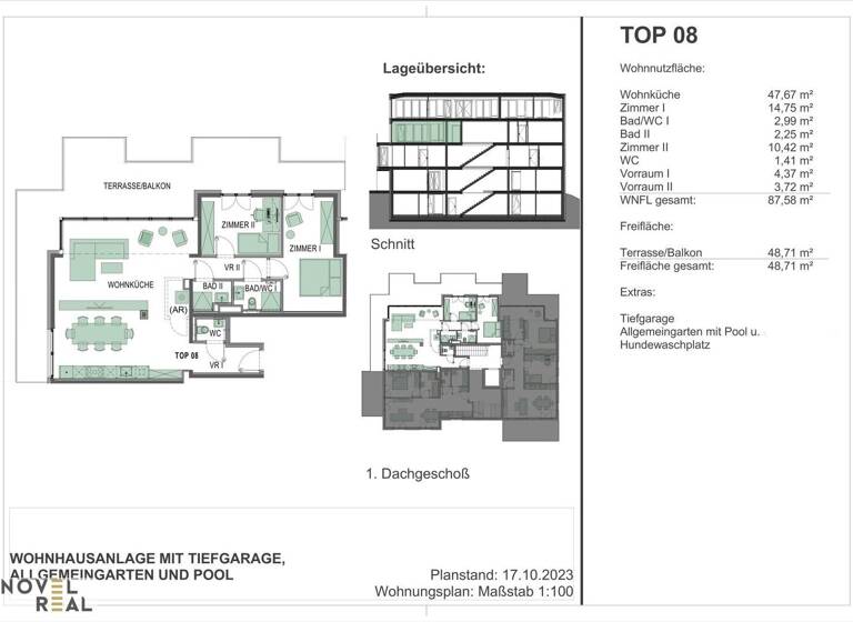 Wohnung zum Kauf - Erstbezug 1.095.000 € 3 Zimmer 3. Geschoss Wien 1130
