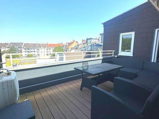 Terrassenwohnung zur Miete 3.000 € 3 Zimmer 139 m² 5. Geschoss frei ab sofort Derendorf Stadtbezirk 1 40476