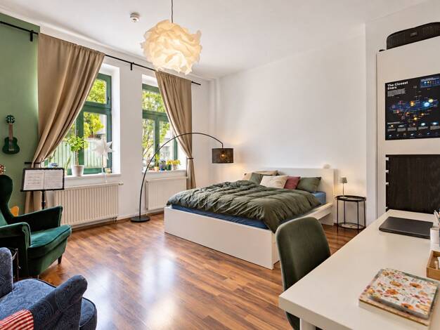 Wohnung zum Kauf 85.000 € 1 Zimmer 50 m² 3. Geschoss Triftstraße 4 Giebichenstein Halle (Saale) 06114