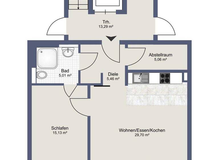 Wohnung zum Kauf - Erstbezug provisionsfrei 260.000 € 2 Zimmer 65 m² EG Rieseby 24354