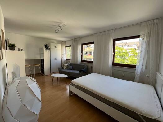 Wohnung zur Miete 590 € 1 Zimmer 26,5 m² Geschoss 3/4 frei ab 01.03.2026 Gärten b Wöhrd Nürnberg 90489