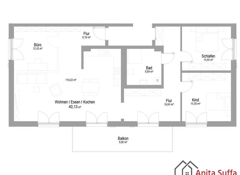 Wohnung zum Kauf als Kapitalanlage geeignet 453.036 € 3 Zimmer 119,2 m²<br/>Wohnfläche Dombühl Dombühl 91601