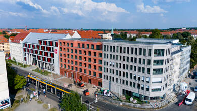 Wohnung zur Miete - Erstbezug 741 € 2 Zimmer 52,9 m² 3. Geschoss Riebeckstraße 35 Reudnitz-Thonberg Leipzig / Reudnitz-Thonberg 04317
