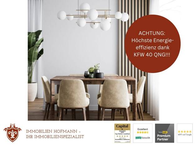 Wohnung zum Kauf - Erstbezug 261.500 € 2 Zimmer 49,5 m² EG frei ab 01.12.2027 Geisenhausen 84144