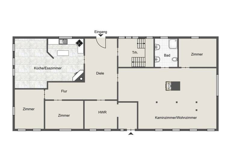 Einfamilienhaus zum Kauf 1.195.000 € 10 Zimmer 398 m² 57.513 m² Grundstück Deepen Scheeßel 27383