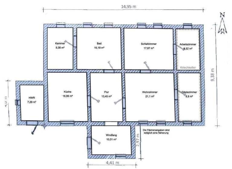 Bauernhaus zum Kauf 245.000 € 120 m² 6.399 m² Grundstück Japenzin Spantekow 17392