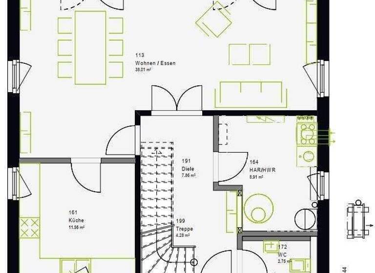 Einfamilienhaus zum Kauf - Erstbezug provisionsfrei 398.840 € 4 Zimmer 120,5 m² 427 m² Grundstück Brandenberg Hürtgenwald 52393
