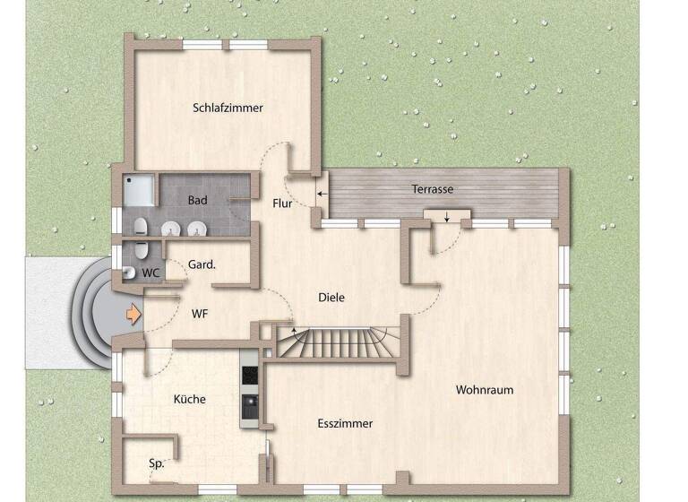Bungalow zum Kauf 1.250.000 € 5 Zimmer 192 m² 1.100 m² Grundstück frei ab sofort Schwaig Schwaig bei Nürnberg 90571