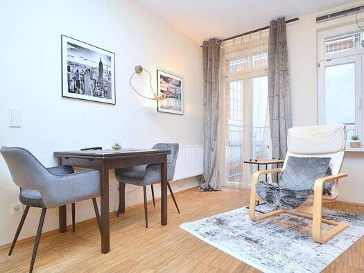 Wohnung zur Miete Wohnen auf Zeit 945 € 1,5 Zimmer 37 m² frei ab 01.04.2026 St Johannis Nürnberg 90419