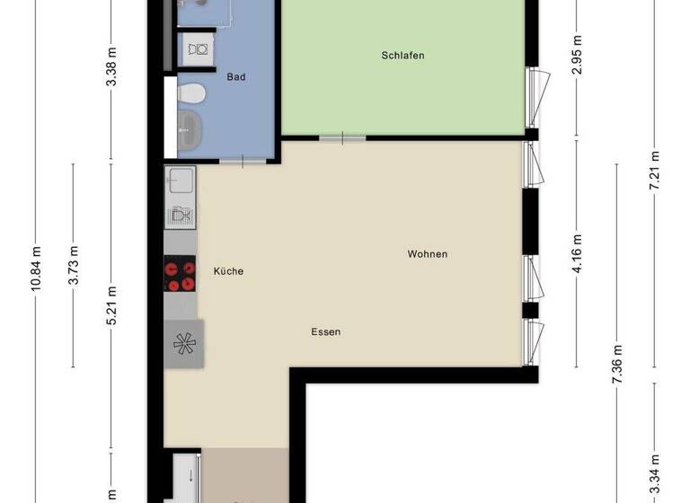 Wohnung zum Kauf 324.000 € 2 Zimmer 54 m² 2. Geschoss frei ab 01.05.2026 Kalk Köln / Kalk 51103