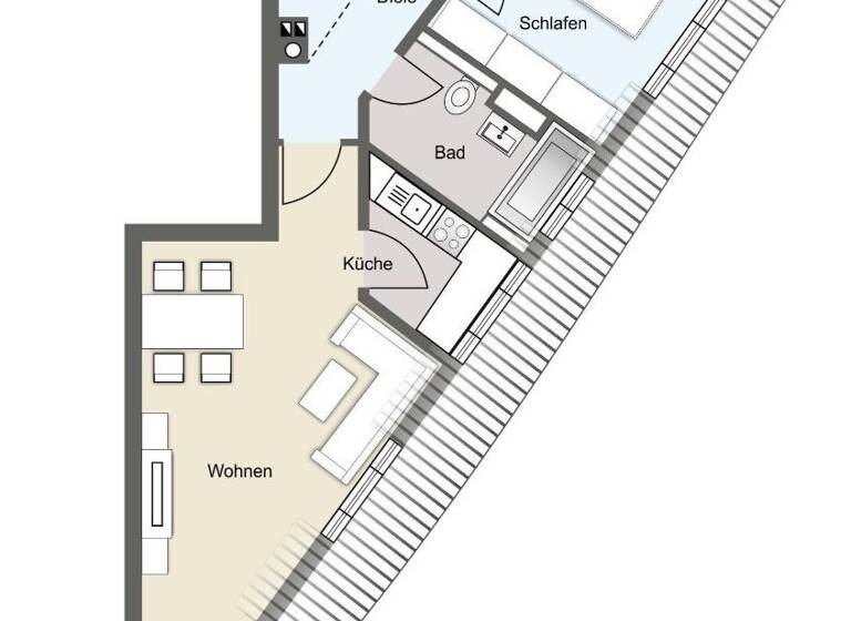 Wohnung zum Kauf 160.000 € 2 Zimmer 55 m²<br/>Wohnfläche Innere Neustadt Dresden 01099