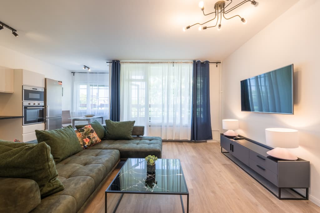 Wohnung zur Miete Wohnen auf Zeit 3.200 € 4 Zimmer 76 m²<br/>Wohnfläche ab sofort<br/>Verfügbarkeit Heilmannring Charlottenburg-Nord Berlin 13627